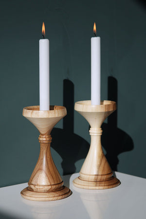 Candle Holder Venice - Elm wood