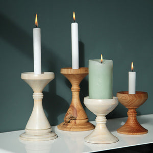 Candle Holders Venice - natural and grey wash