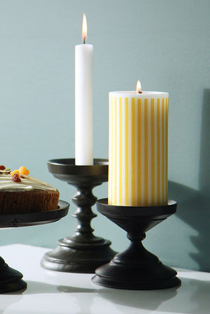 Candle Holder Florence - Walnut colour