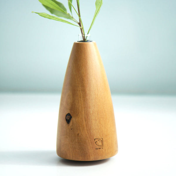 VASE RECYCLED RIMU GLASS INSERT CleverSmartDesign